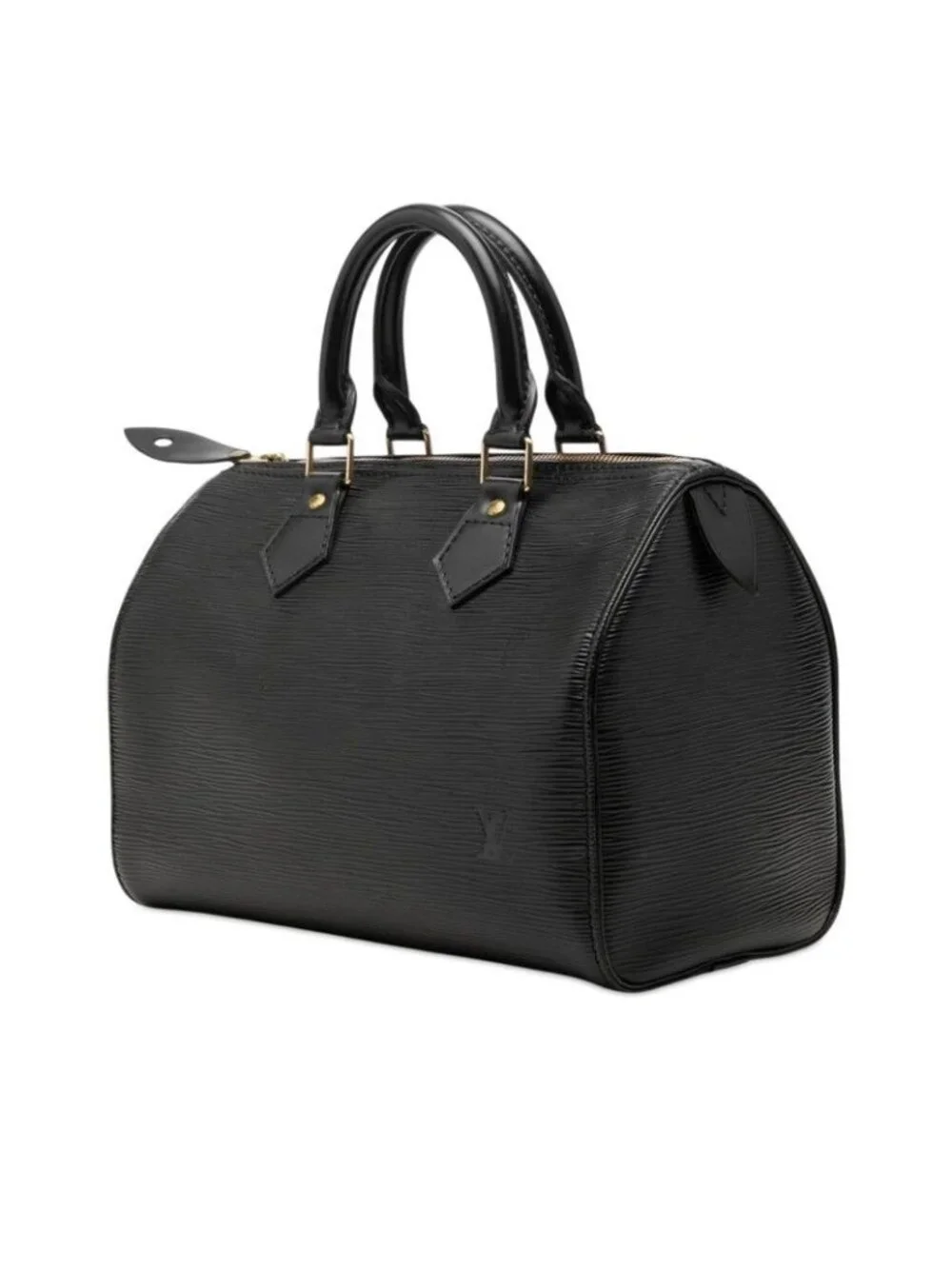 Louis Vuitton Epi Speedy 25 Mini Boston Bag Noir Black Leather